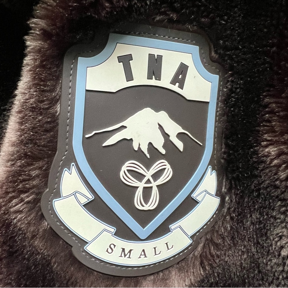 Aritzia TNA Half Fur Lined Parka Winter Coat Size S - Picture 9 of 12